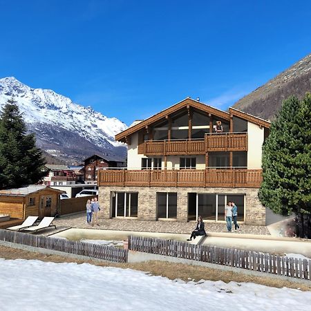 Chalet Wiesengrund Edelweiss 6P Saas-Almagell Buitenkant foto