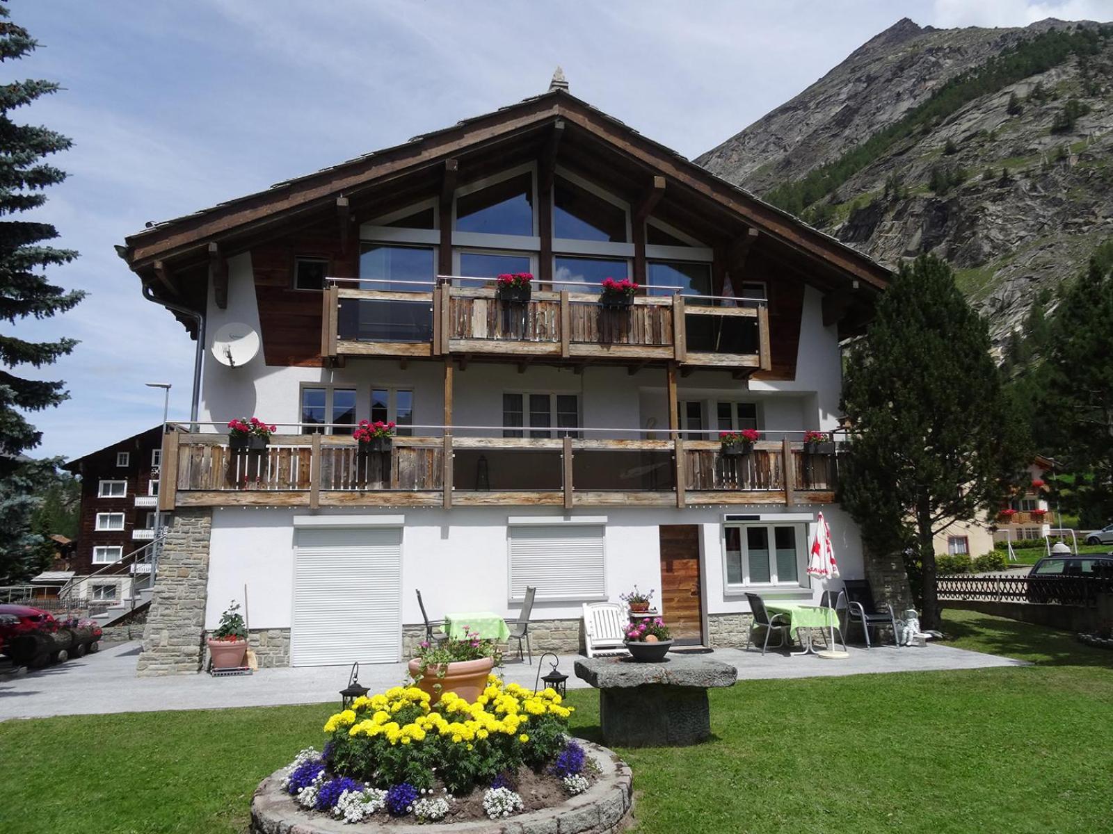 Chalet Wiesengrund Edelweiss 6P Saas-Almagell Buitenkant foto